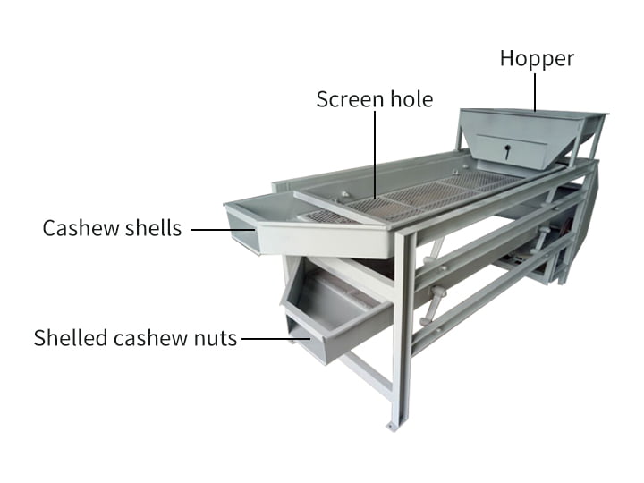 cashew shell separating machine