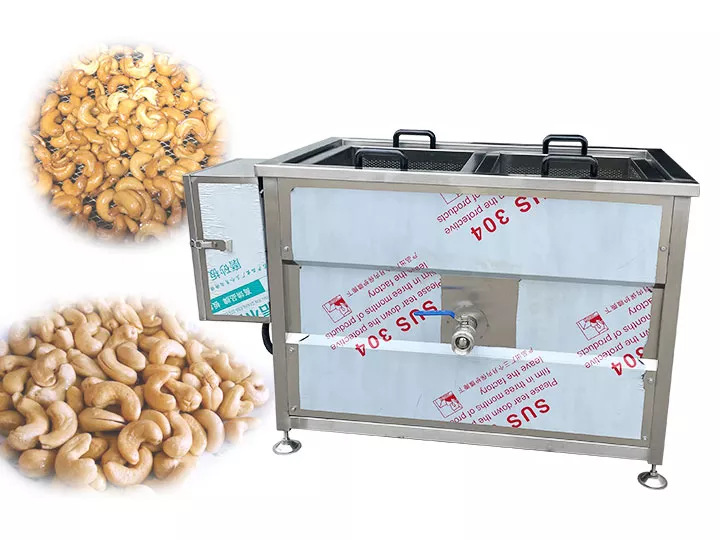 cashew frying machine