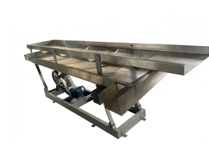 Separador de cáscaras y granos de anacardo