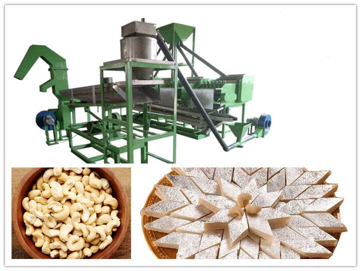 How to make Kaju katli Barfi? Kaju processing machine