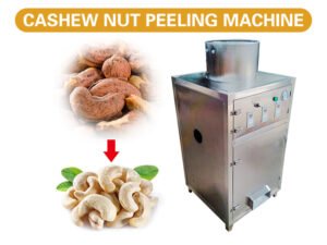 Cashew kernel peeling machine