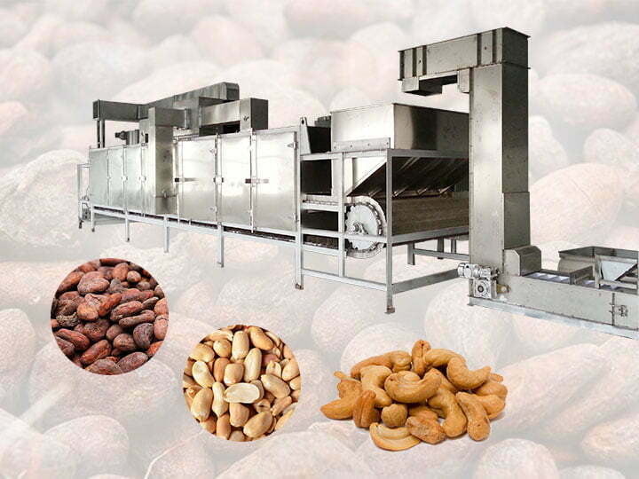 What Equipment Is Good For Mass Cashew Nut Roasting? 1 Continuous chain plate kaju roasted machine