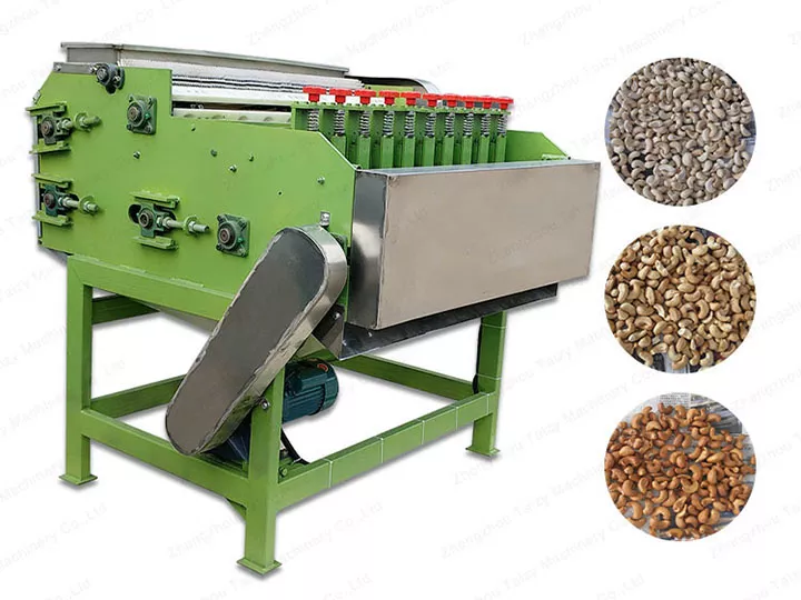 cashew nut shell breaking machine