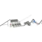 línea de máquinas de descascarado de almendras