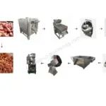 línea de producción de cacahuete recubierto