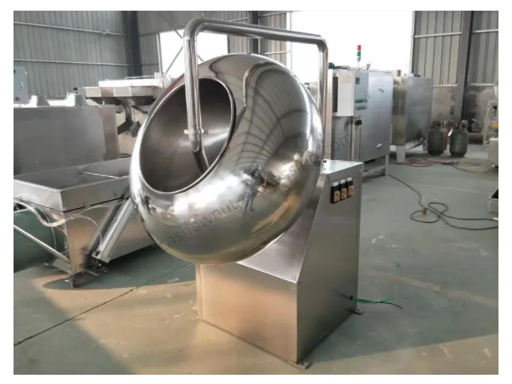 Línea de producción de cacahuetes recubiertos Shuliy: de cacahuetes crudos a snacks crujientes 9 Máquina de recubrimiento de cacahuete