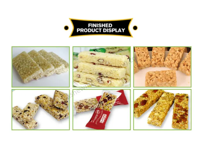 Final products of our peanut brittle production line