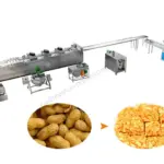 línea de producción de turrón de cacahuete